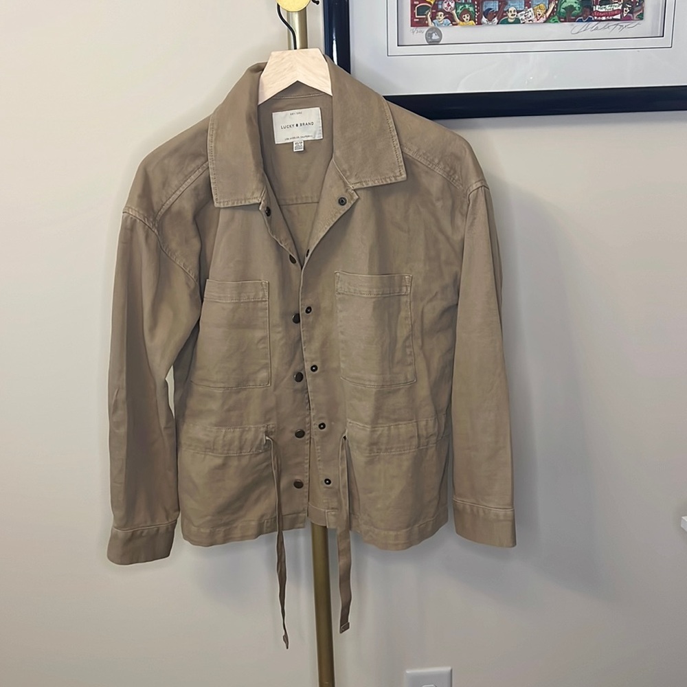 Preloved Lucky Brand beige jacket size xs